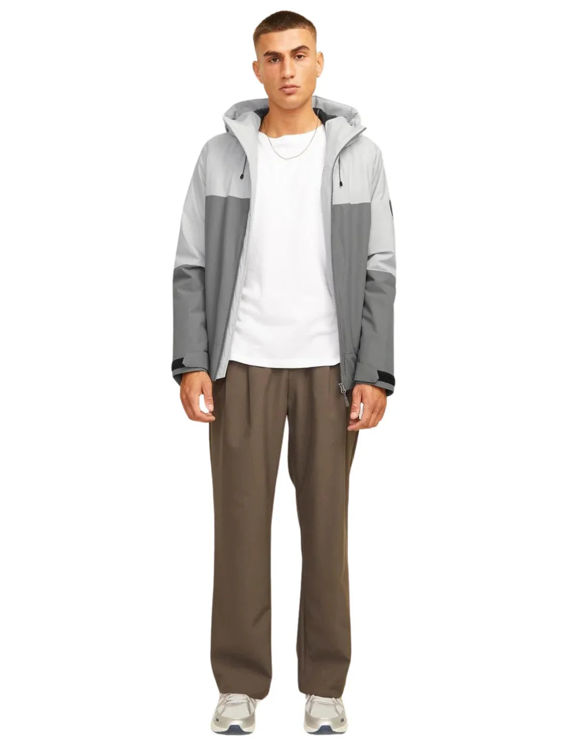 Chaqueta Jack&Jones Jcoaiden Gris | Bicos de Fío