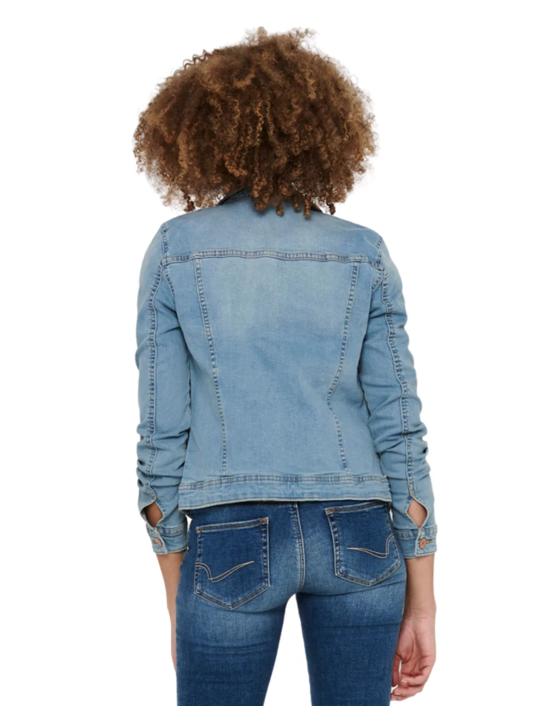 Cazadora vaquera Only Onltia Azul Claro | Bicos de Fío