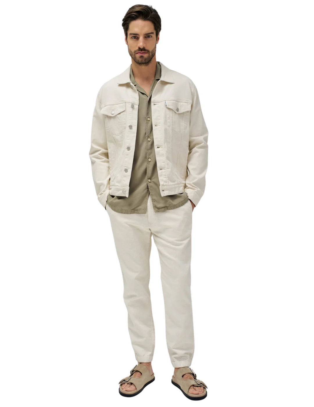 Cazadora Vaquera Salsa Jeans Arena | Bicos de Fío