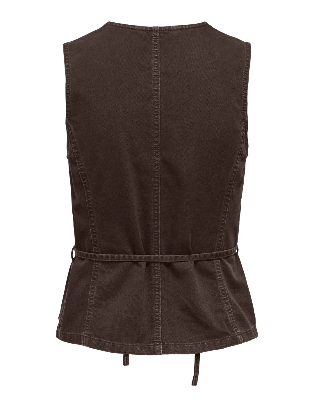 Chaleco Cinturón ONLY Silla Marrón Chocolate | Bicos de Fío