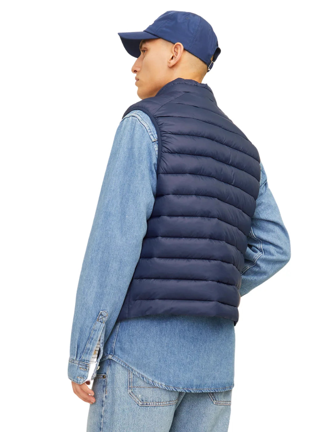 Chaleco Acolchado Jack&Jones Sprint Azul Marino | Bicos de Fío