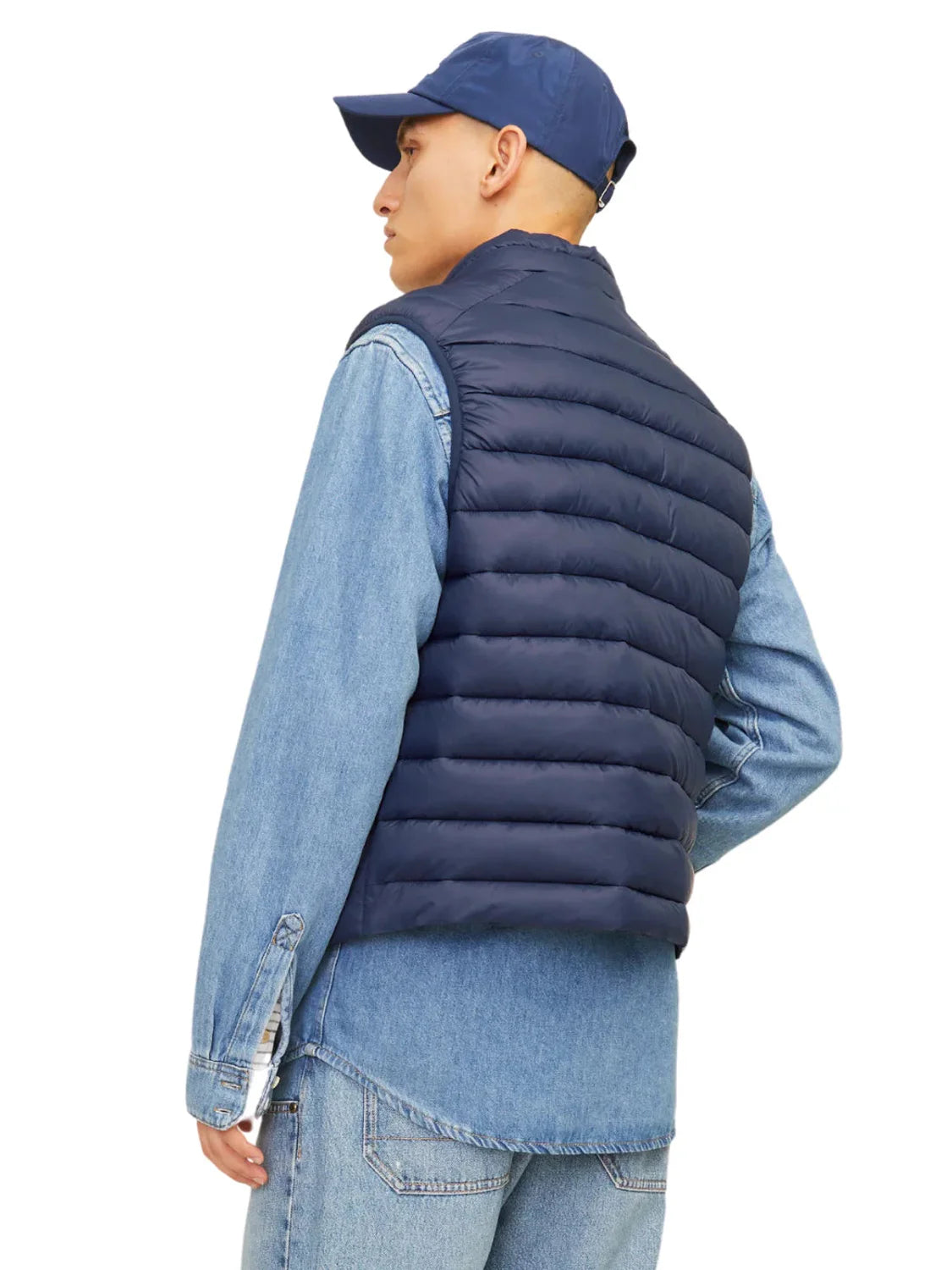 Chaleco Acolchado Jack&Jones Sprint Azul Marino | Bicos de Fío