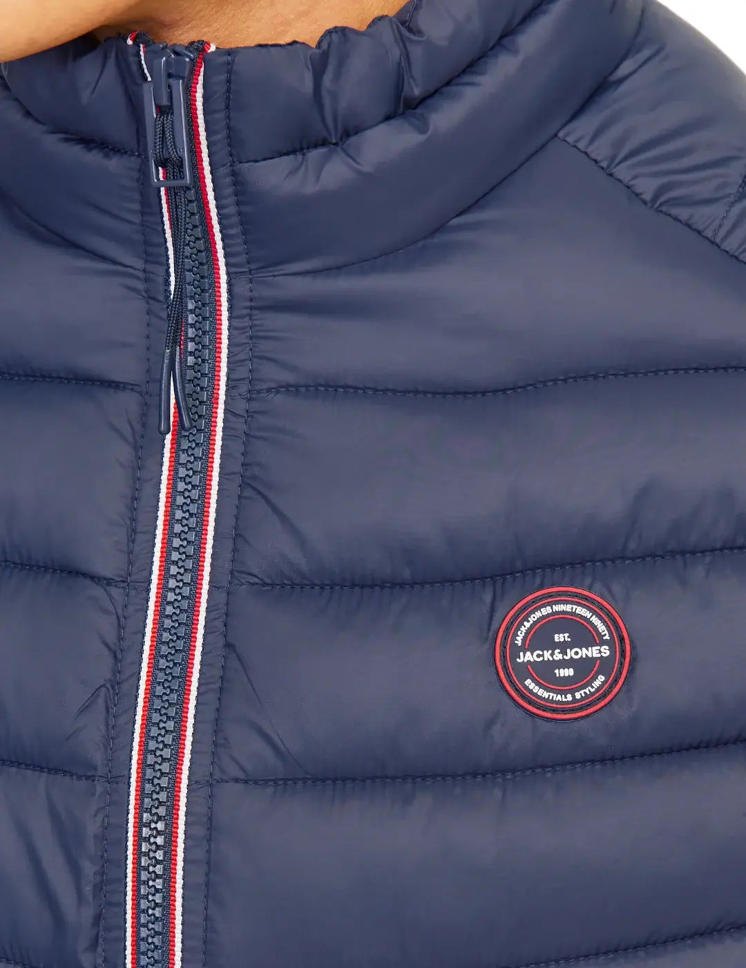 Chaleco Acolchado Jack&Jones Sprint Azul Marino | Bicos de Fío