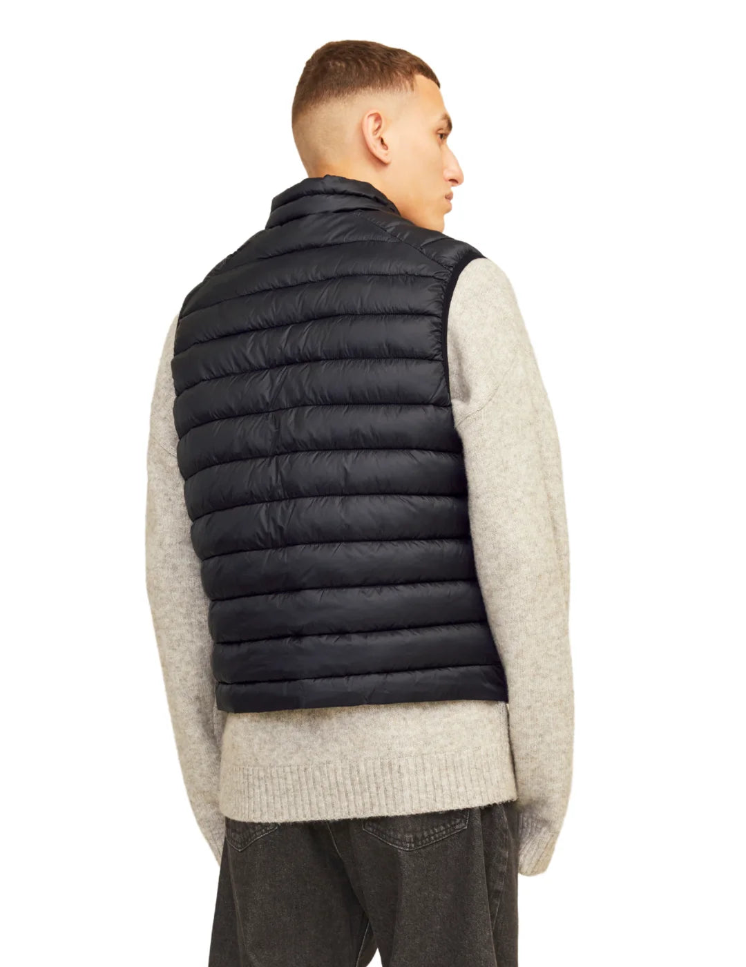 Chaleco Acolchado Jack&Jones Sprint Negro | Bicos de Fío