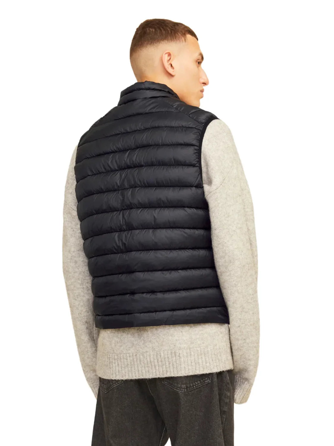 Chaleco Acolchado Jack&Jones Sprint Negro | Bicos de Fío