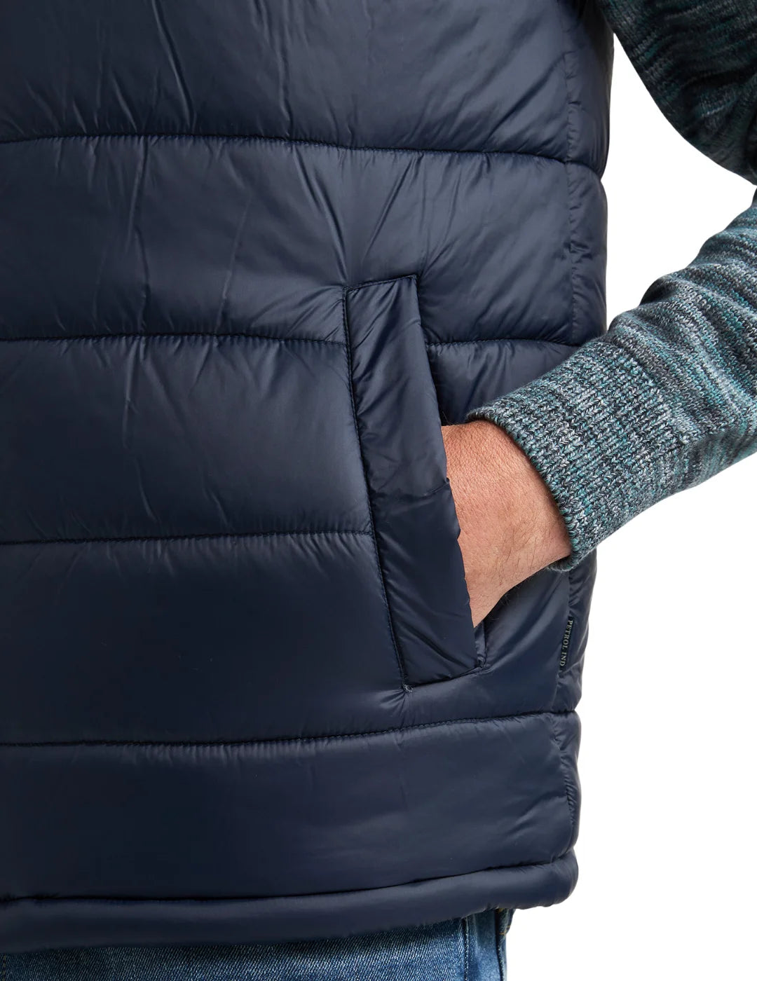 Chaleco Acolchado Petrol Industries Azul Marino WST107 | Bicos de Fío