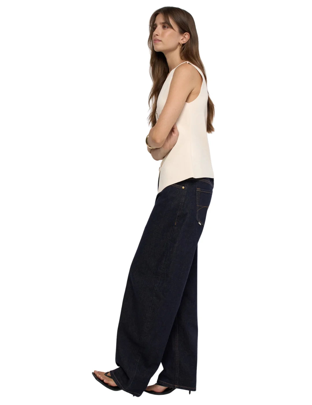 Chaleco Punto Salsa Jeans Crudo | Bicos de Fío