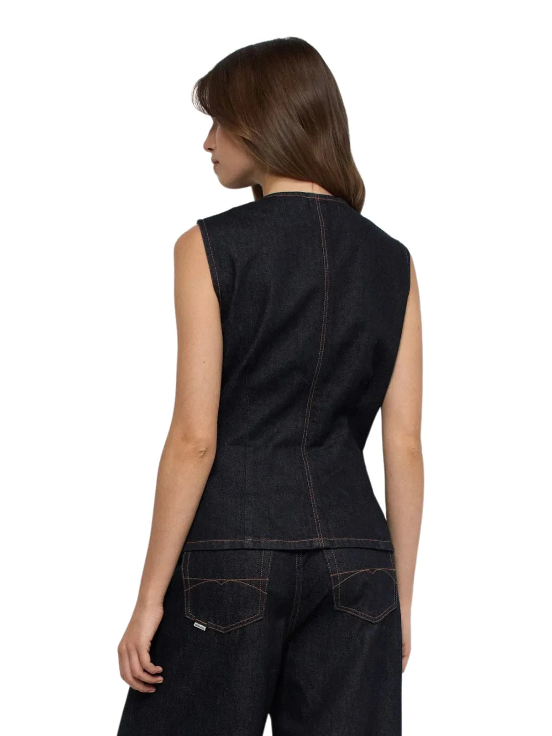 Chaleco Vaquero Salsa Jeans Azul | Bicos de Fío