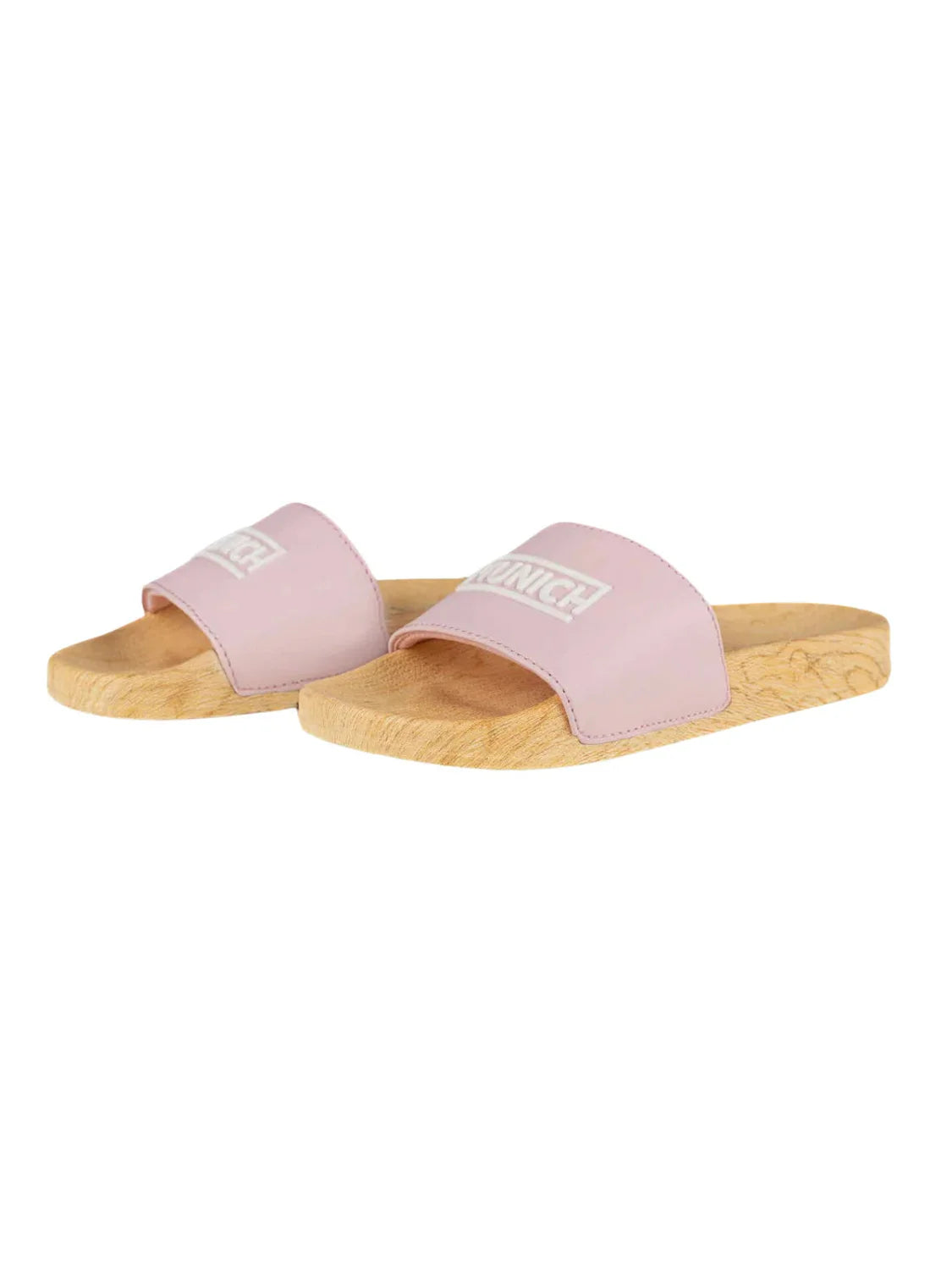 Chancla Munich Flat Slider Wood 326 | Bicos de Fío