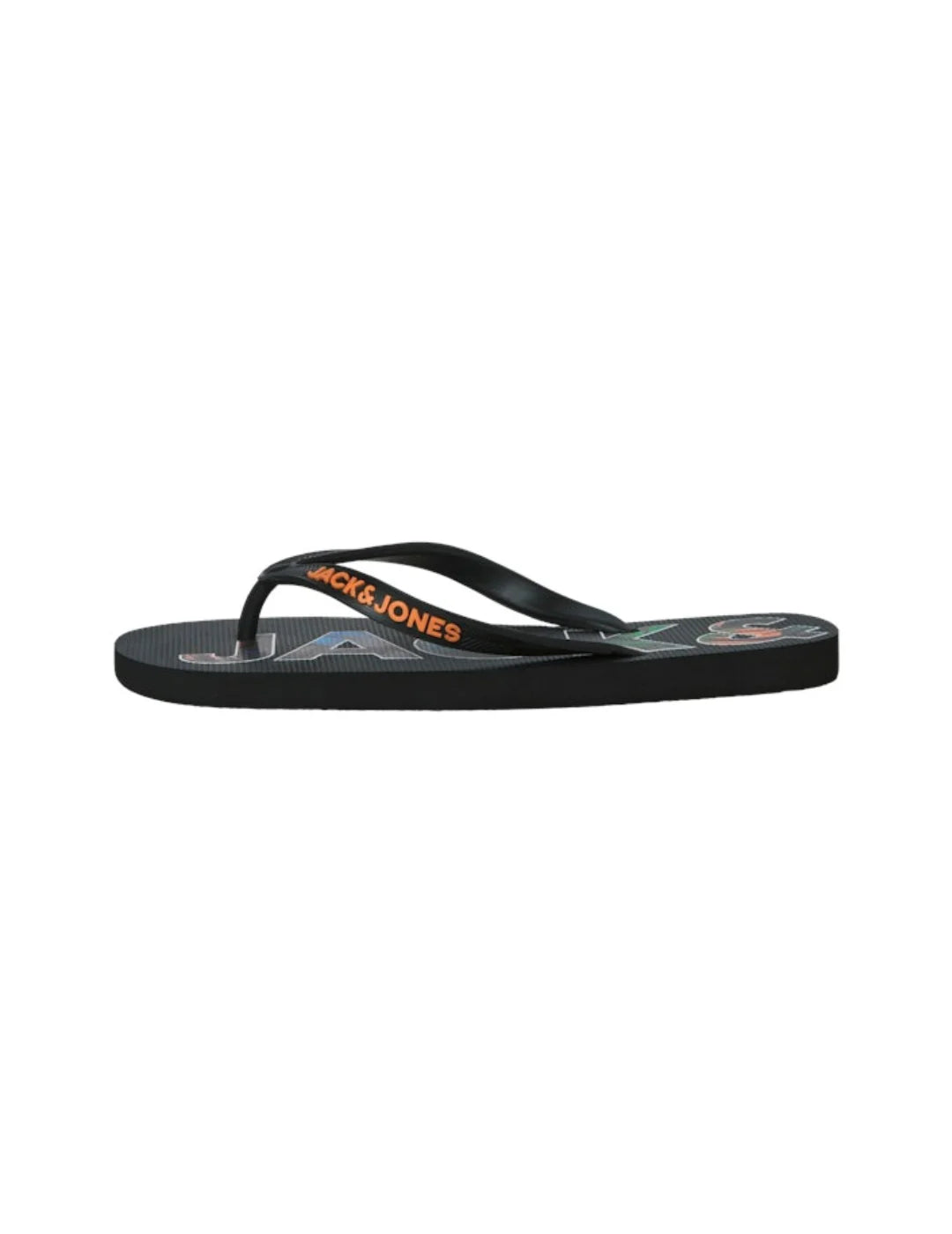 Chancla Jack&Jones Logo Palm Antracita | Bicos de Fío