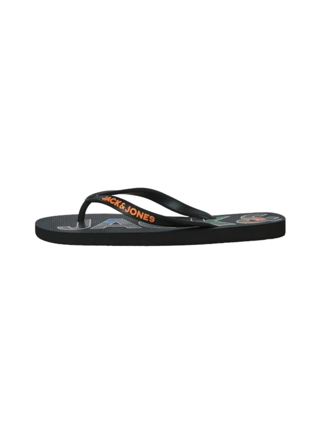 Chancla Jack&Jones Logo Palm Antracita | Bicos de Fío
