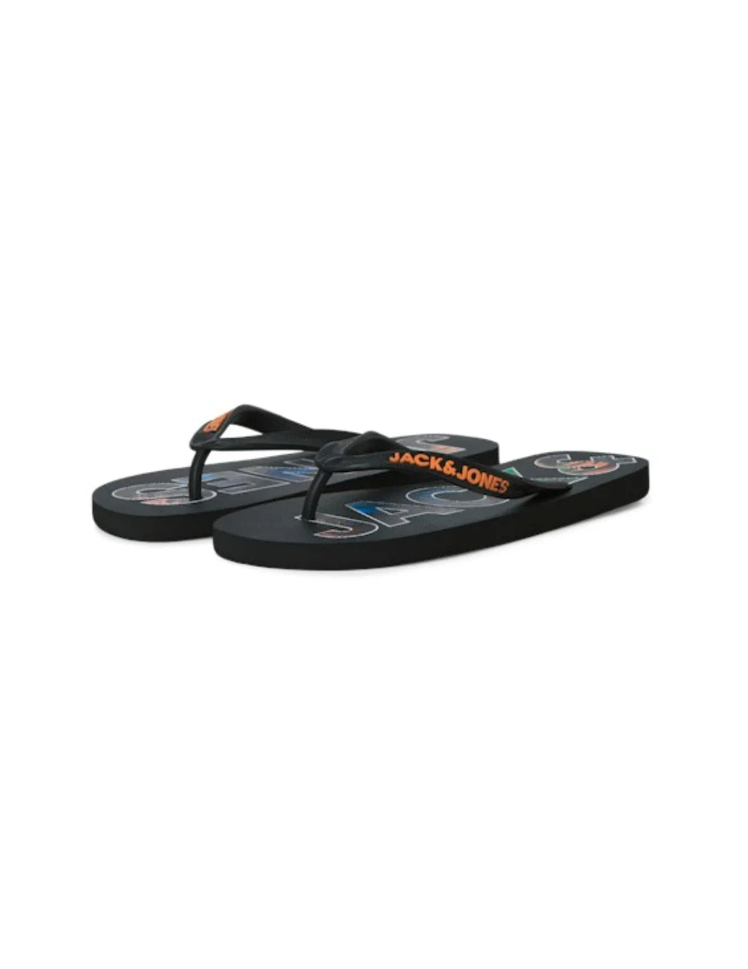 Chancla Jack&Jones Logo Palm Antracita | Bicos de Fío