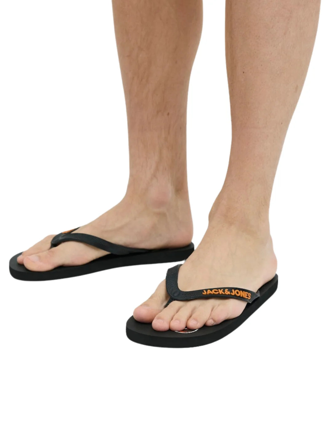 Chancla Jack&Jones Logo Palm Antracita | Bicos de Fío