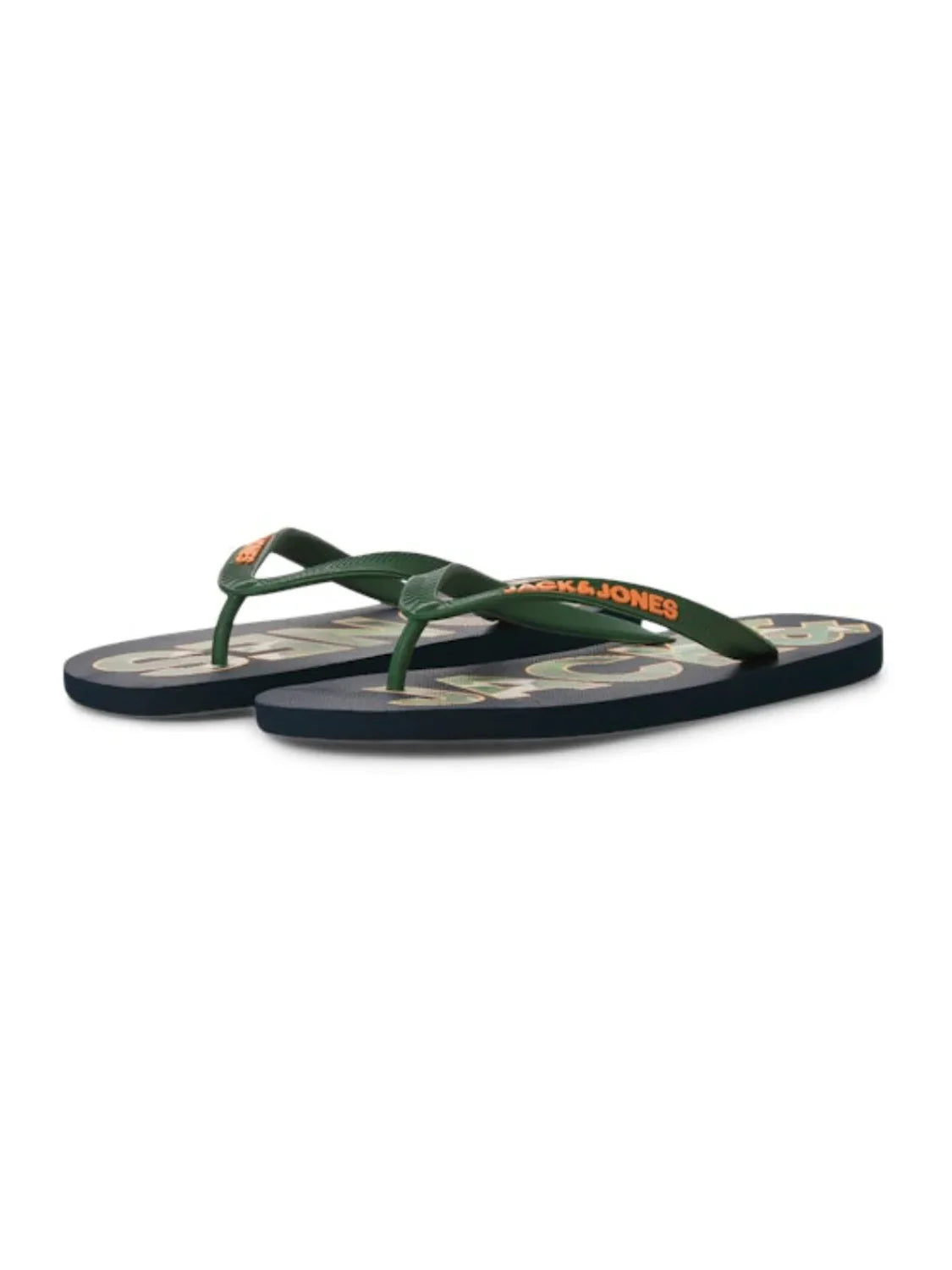 Chancla Jack&Jones Logo Palm Navy Verdant | Bicos de Fío
