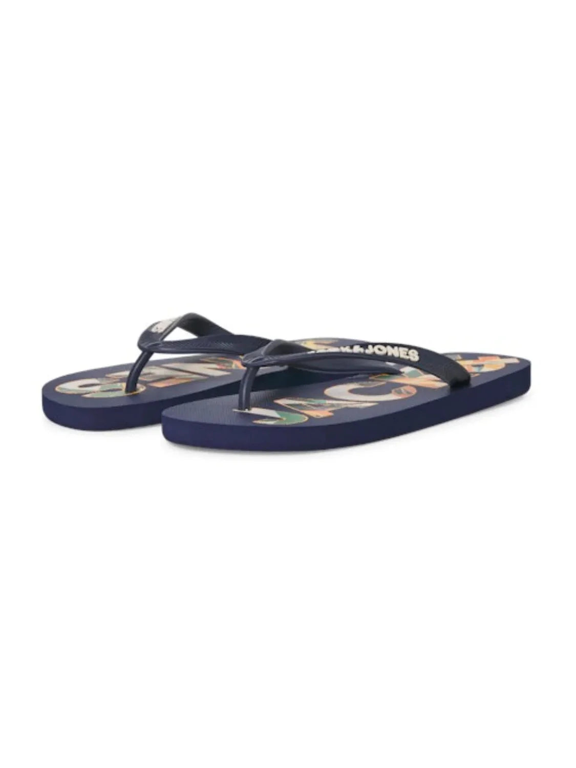Chancla Jack&Jones Logo Palm Medieval Blue | Bicos de Fío