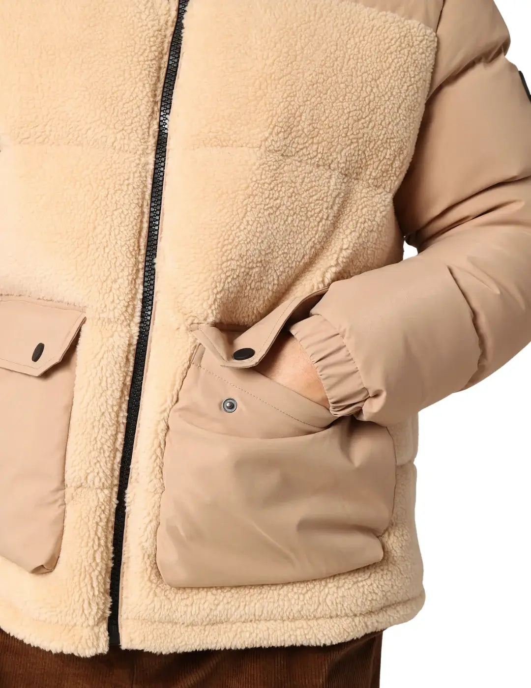 Chaqueta Acolchada DEELUXE Cambri Beige | Bicos de Fío
