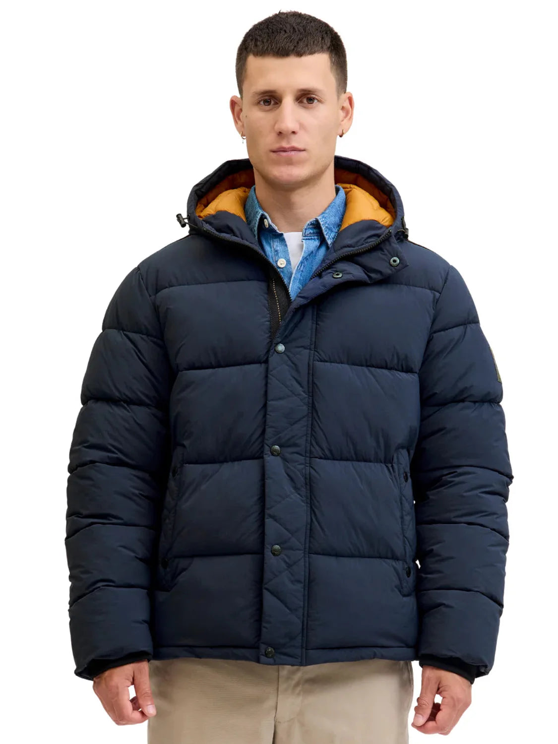 Chaqueta Acolchada Jack&Jones Detroit Azul Marino | Bicos de Fío