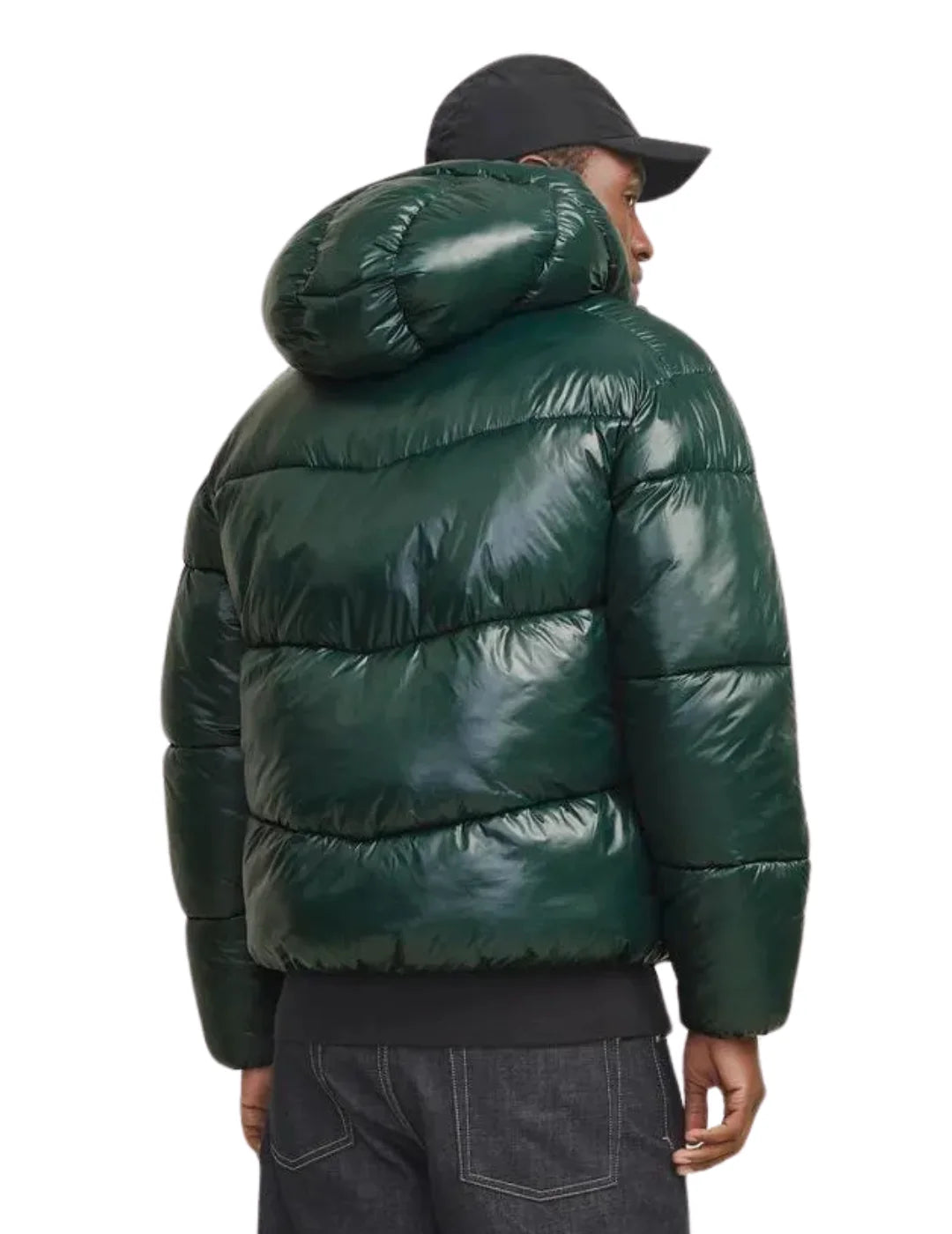 Chaqueta Acolchada Jack&Jones Flex Verde | Bicos de Fío
