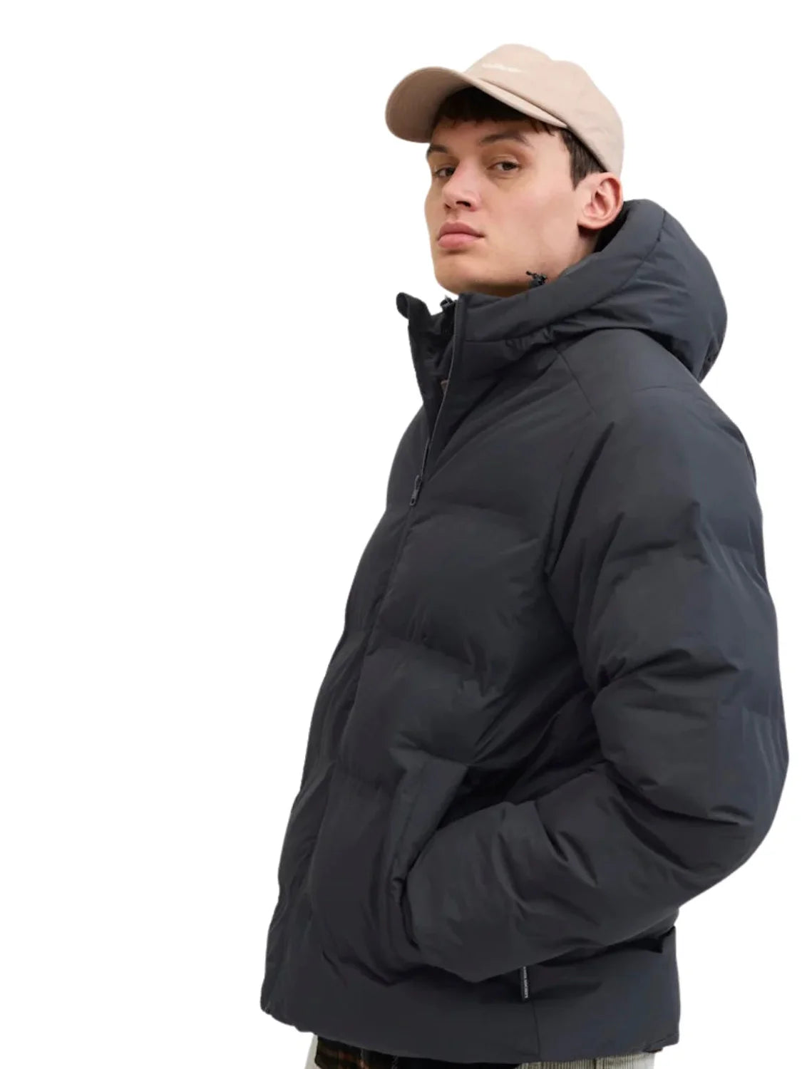 Chaqueta Acolchada Jack&Jones Soho Negro | Bicos de Fío