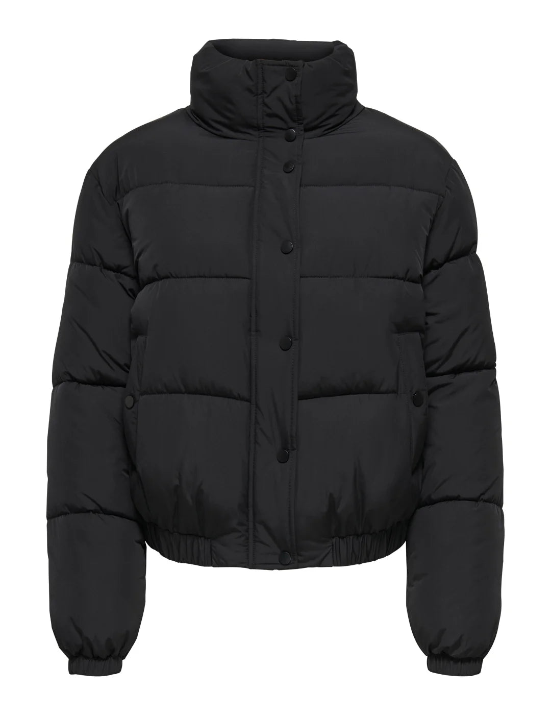 Chaqueta Corta Acochada JDY Moon Negro | Bicos de Fío