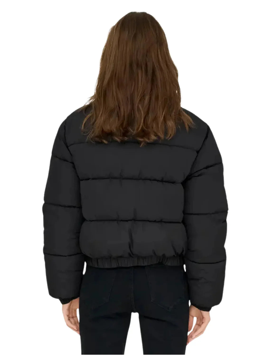 Chaqueta Corta Acochada JDY Moon Negro | Bicos de Fío