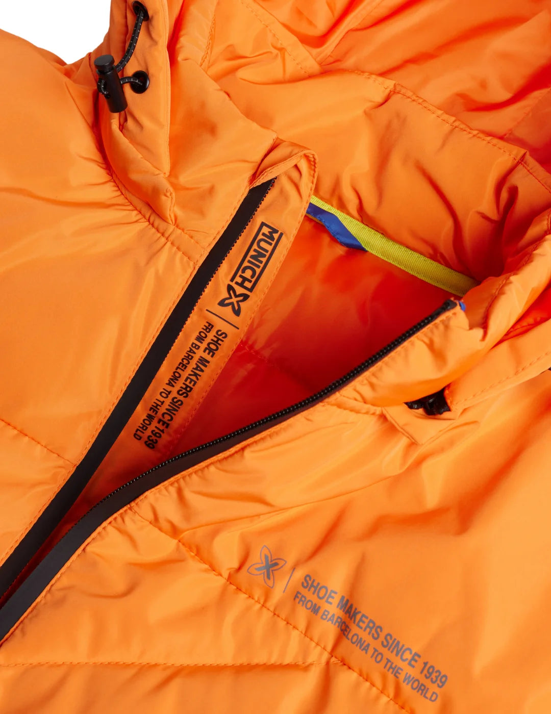 Chaqueta Acolchada Munich Cloud Naranja | Bicos de Fío
