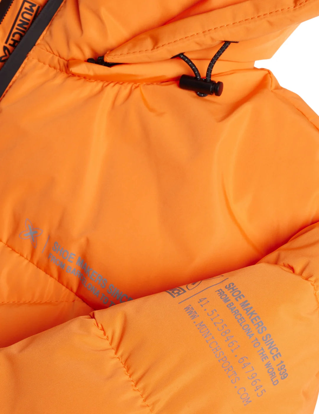 Chaqueta Acolchada Munich Cloud Naranja | Bicos de Fío