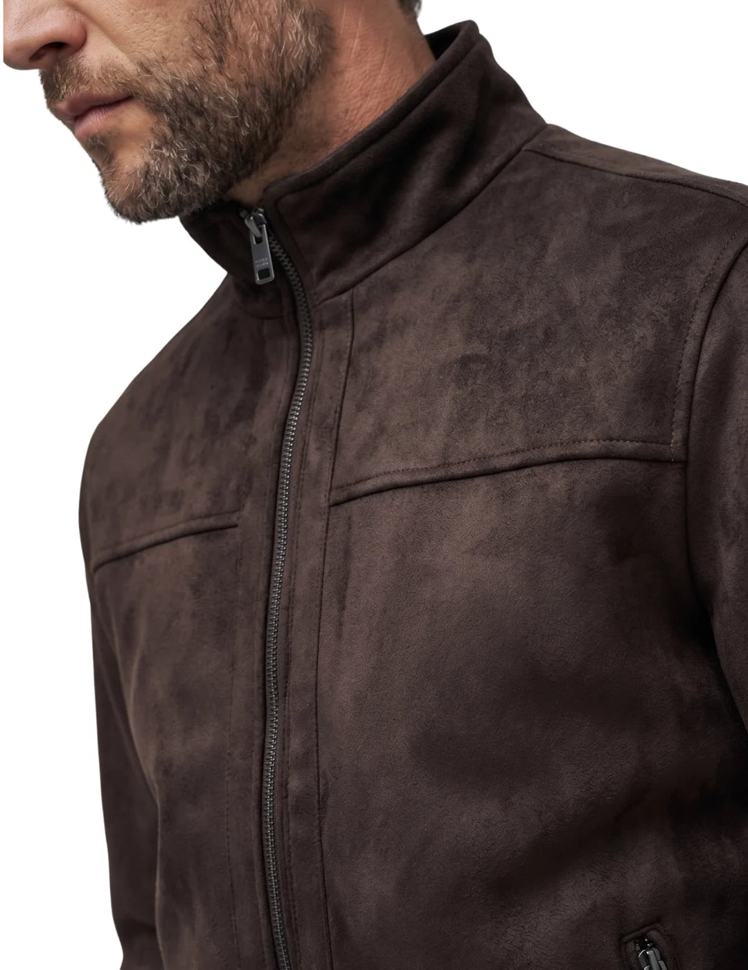 Chaqueta Ante Salsa Jeans Marrón Chocolate | Bicos de Fío