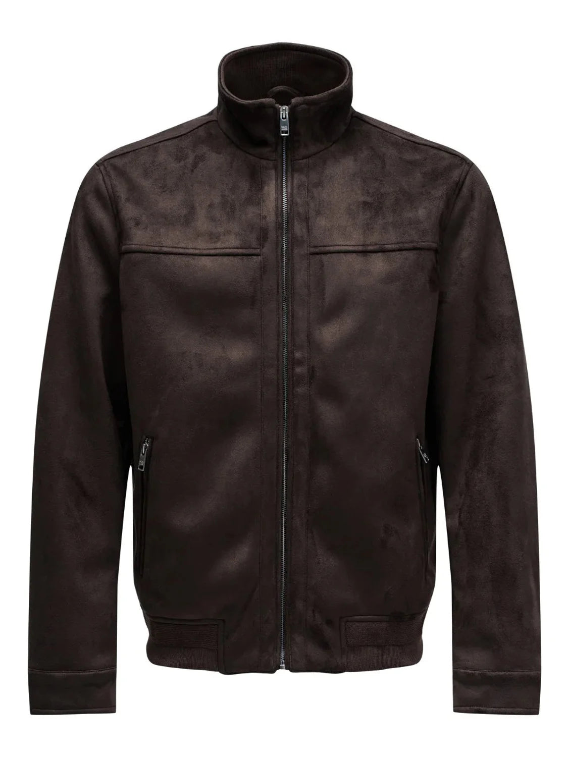 Chaqueta Ante Salsa Jeans Marrón Chocolate | Bicos de Fío