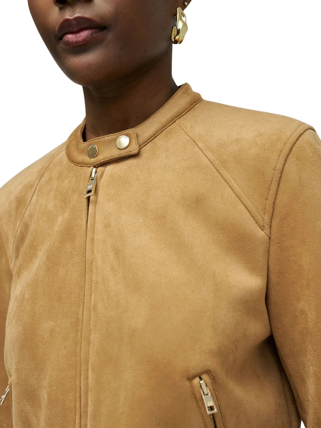 Chaqueta Ante Salsa Jeans Camel | Bicos de Fío