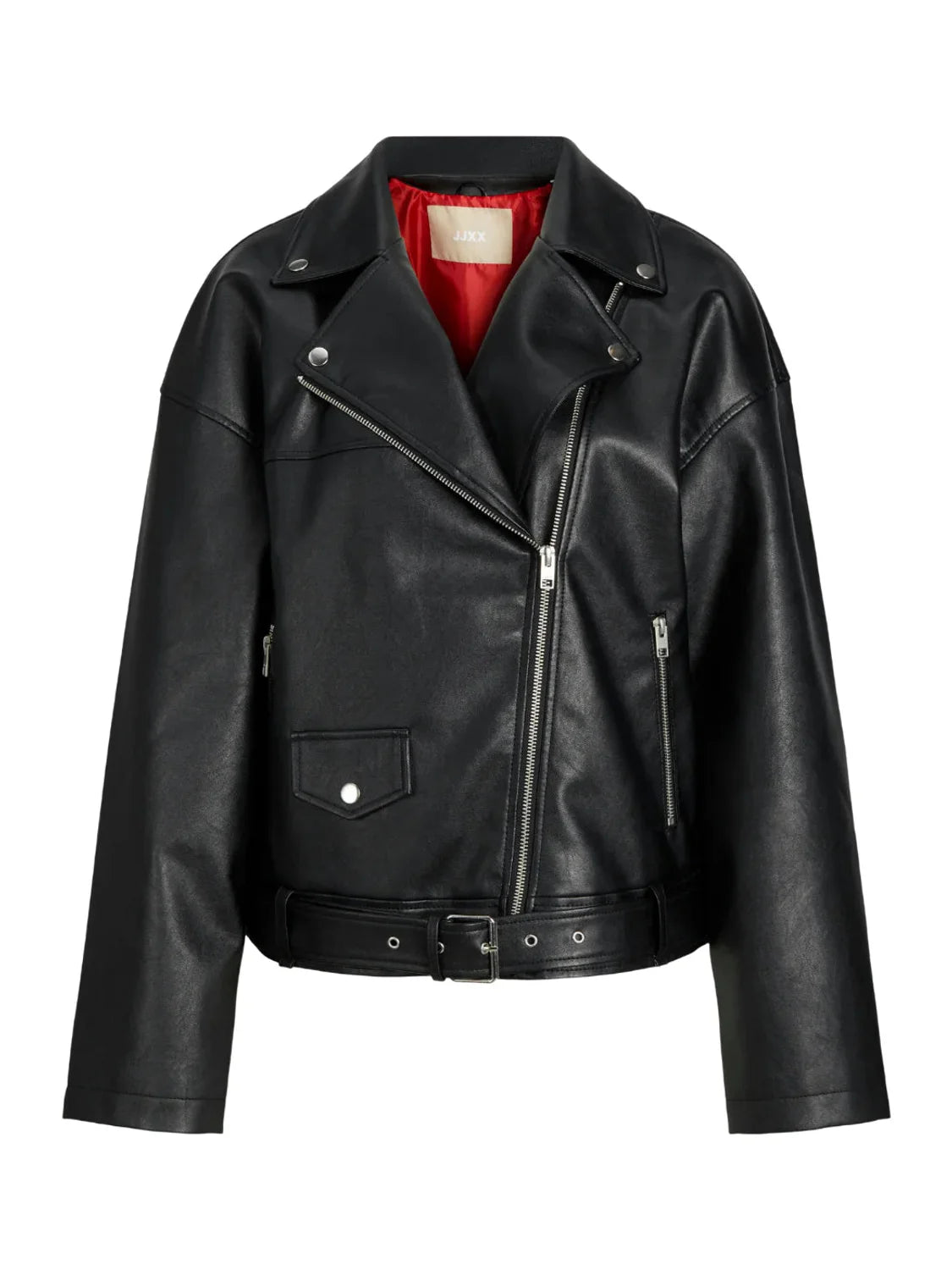 Biker Polipiel JJXX Frida Negro | Bicos de Fío