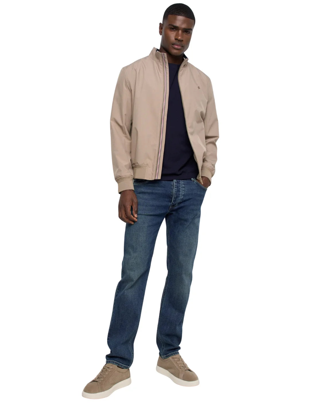 Chaqueta Salsa Jeans Beige | Bicos de Fío