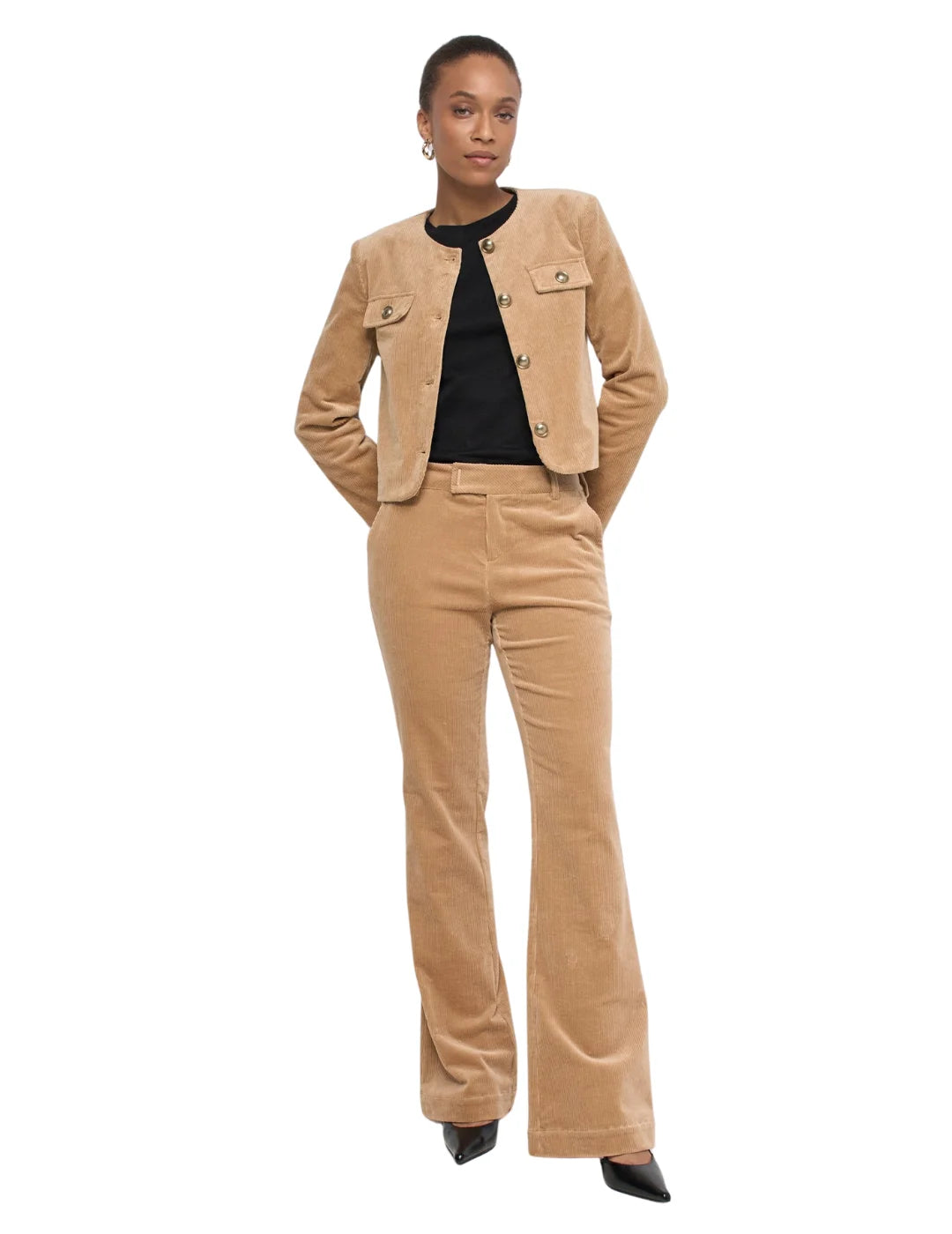 Chaqueta Chanel Pana Salsa Jeans Marrón