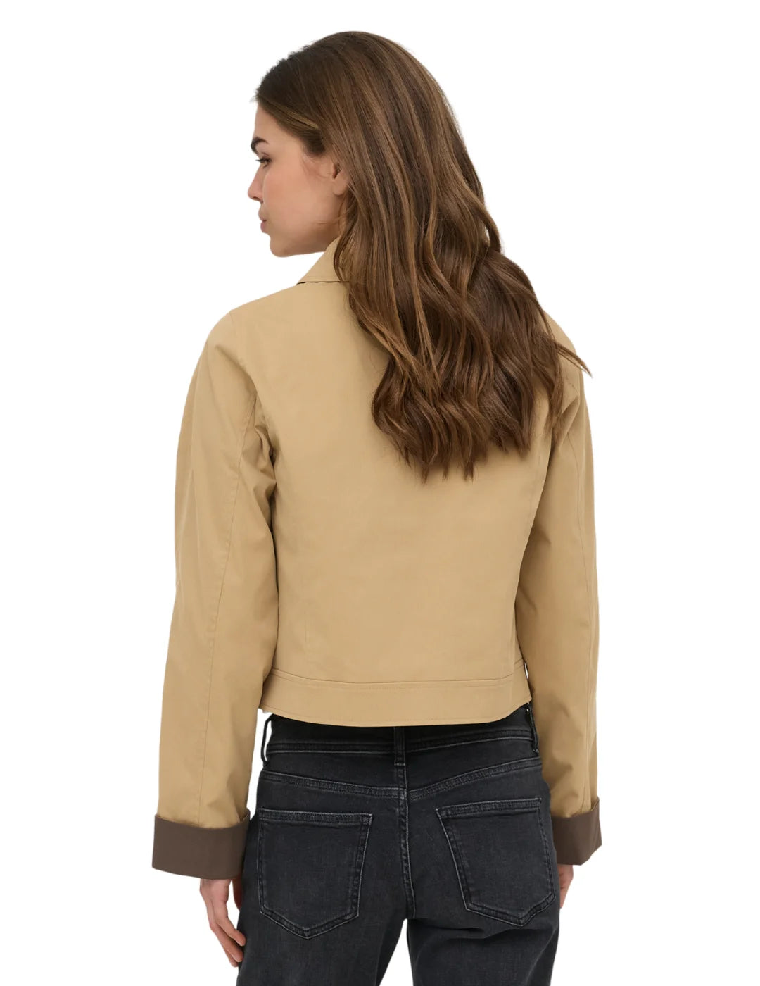 Chaqueta Contraste ONLY Orchid Beige | Bicos de Fío