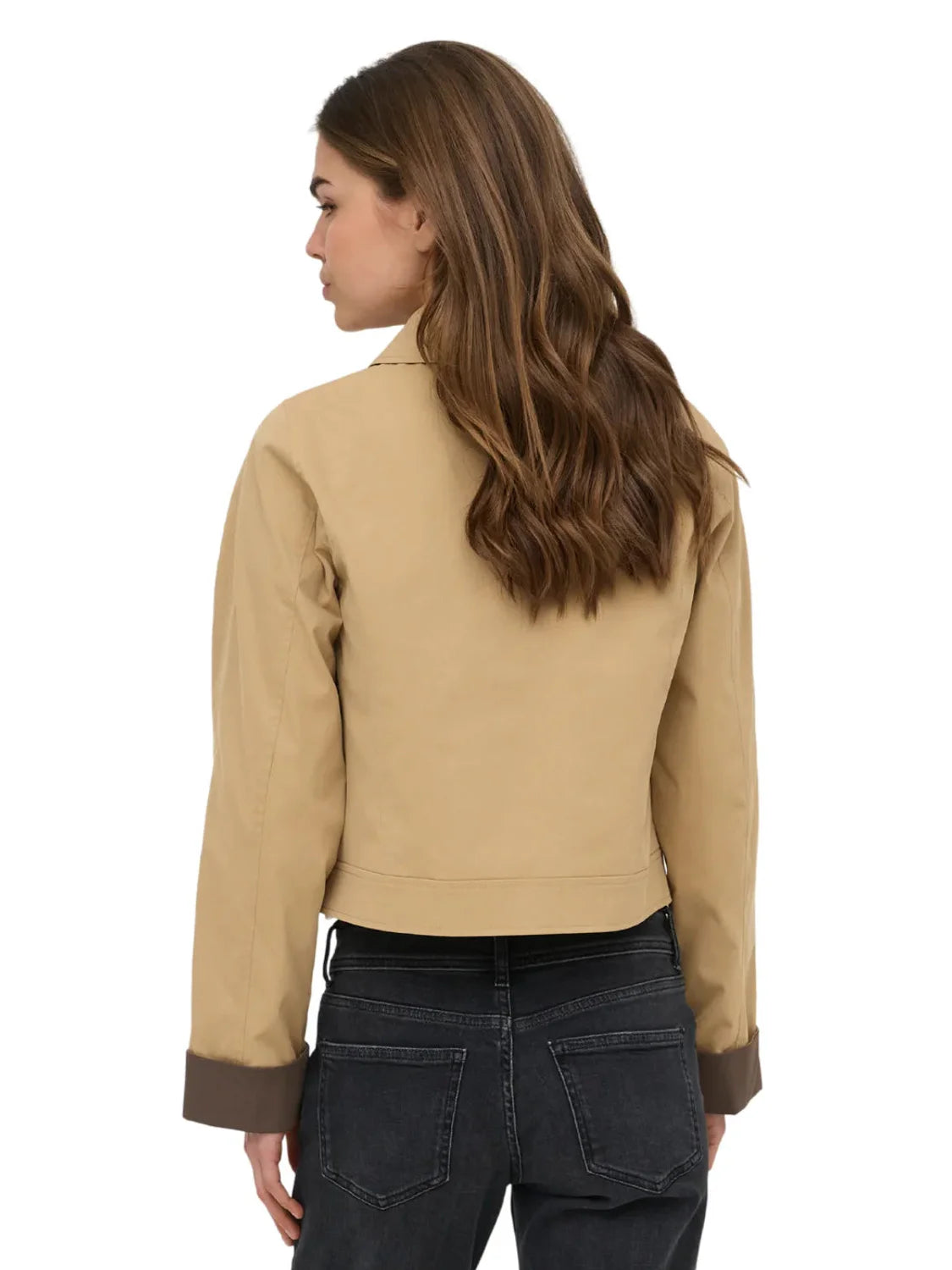 Chaqueta Contraste ONLY Orchid Beige | Bicos de Fío