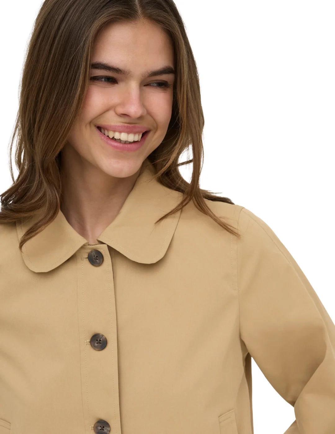 Chaqueta Contraste ONLY Orchid Beige | Bicos de Fío