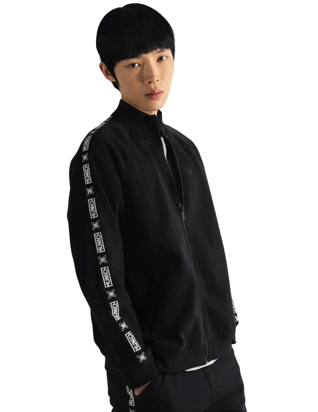 Chaqueta Deportiva Munich Squadra Negro | Bicos de Fío