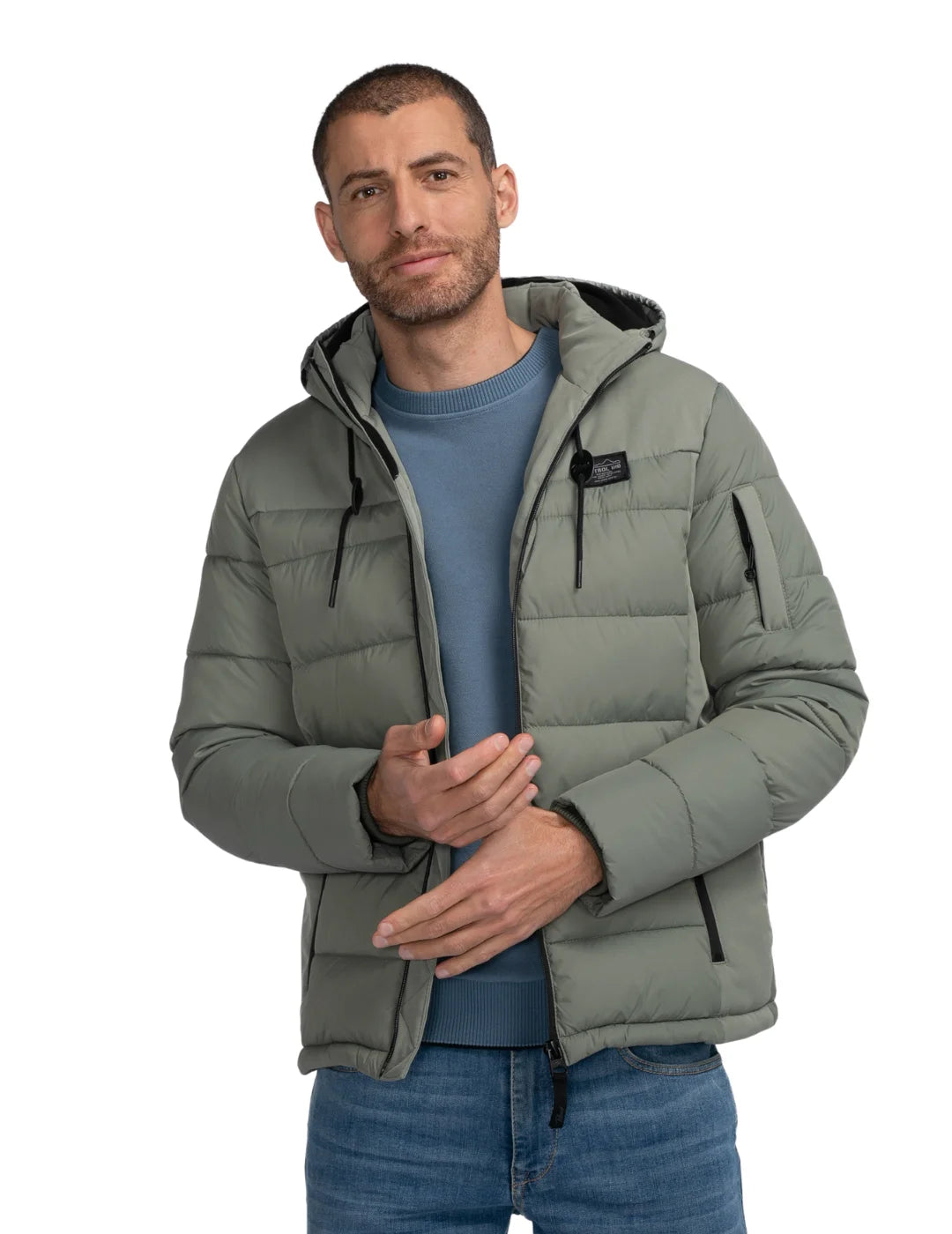 Chaqueta Acolchada Petrol Industries Klawock Verde | Bicos de Fío