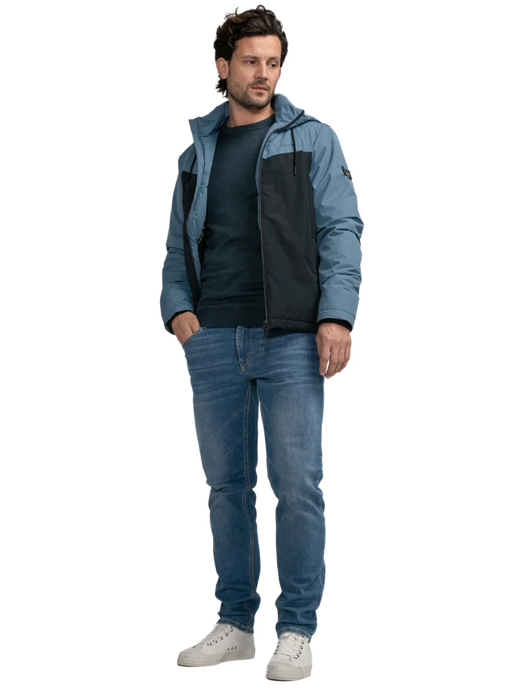 Chaqueta Acolchada Petrol Industries Skagway Azul | Bicos de Fío