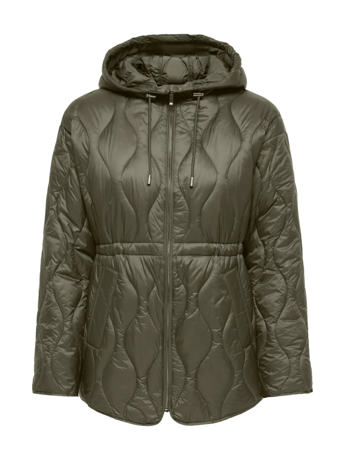 Chaqueta Guateada ONLY Tania Verde Kalamata | Bicos de Fío