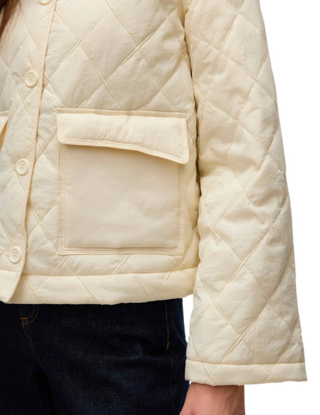 Chaqueta Guateada Vero Moda Sully Beige | Bicos de Fío