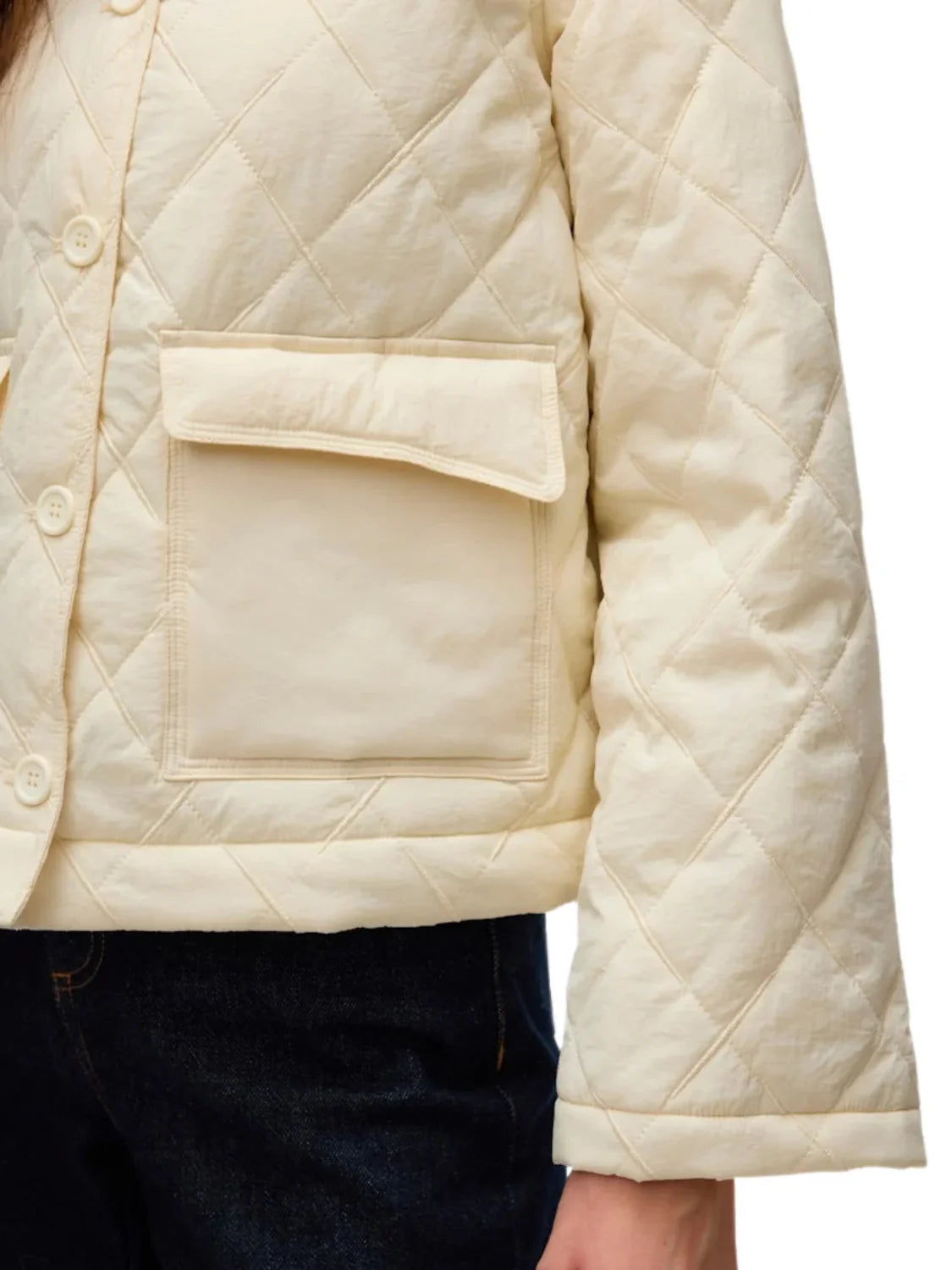 Chaqueta Guateada Vero Moda Sully Beige | Bicos de Fío