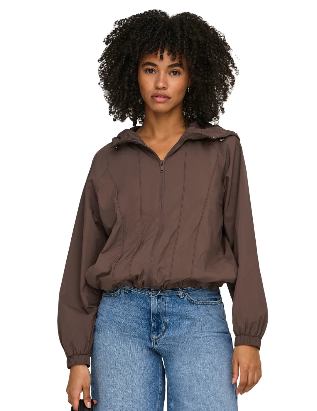 Chaqueta ONLY Lara Marrón Chocolate | Bicos de Fío