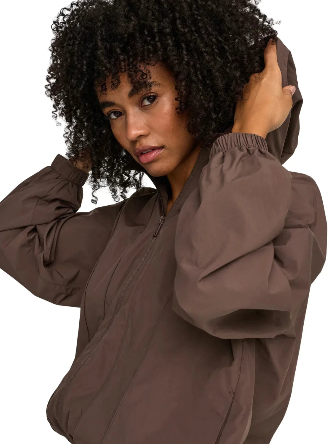 Chaqueta ONLY Lara Marrón Chocolate | Bicos de Fío