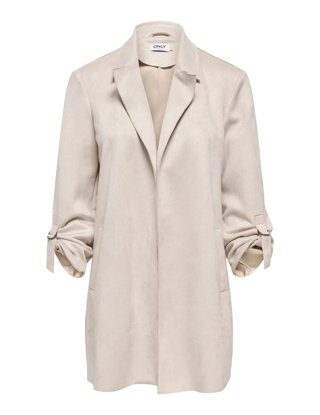 Abrigo De Ante ONLY Joline Beige | Bicos de Fío
