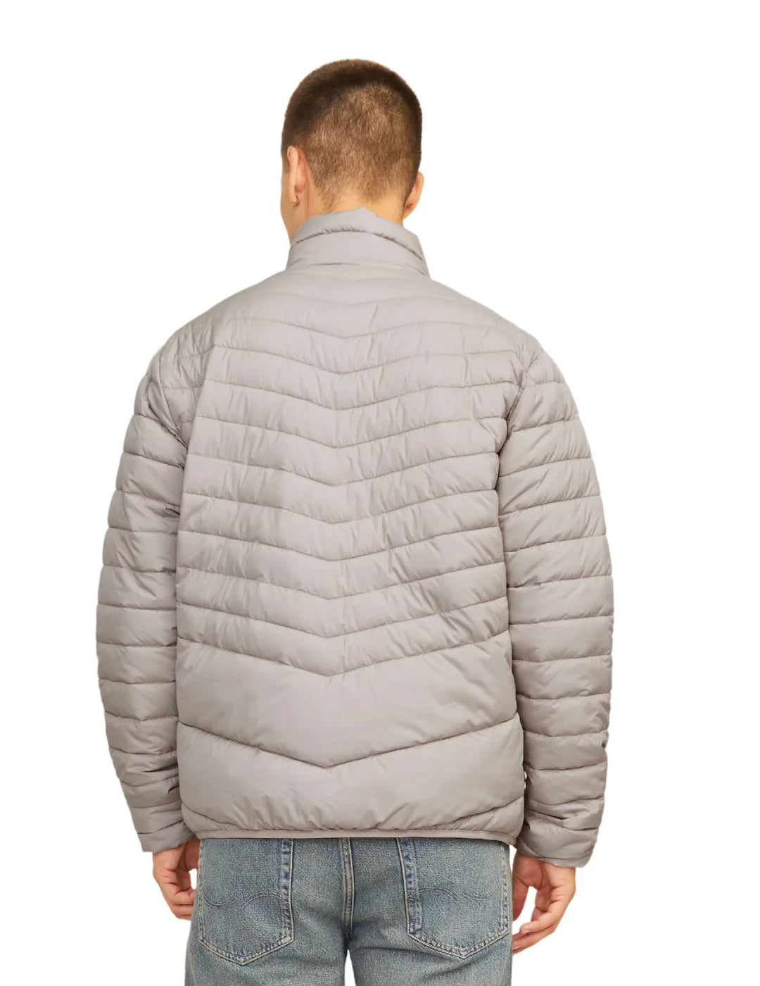 Chaqueta Plumas Ligera Jack&Jones State Beige | Bicos de Fío