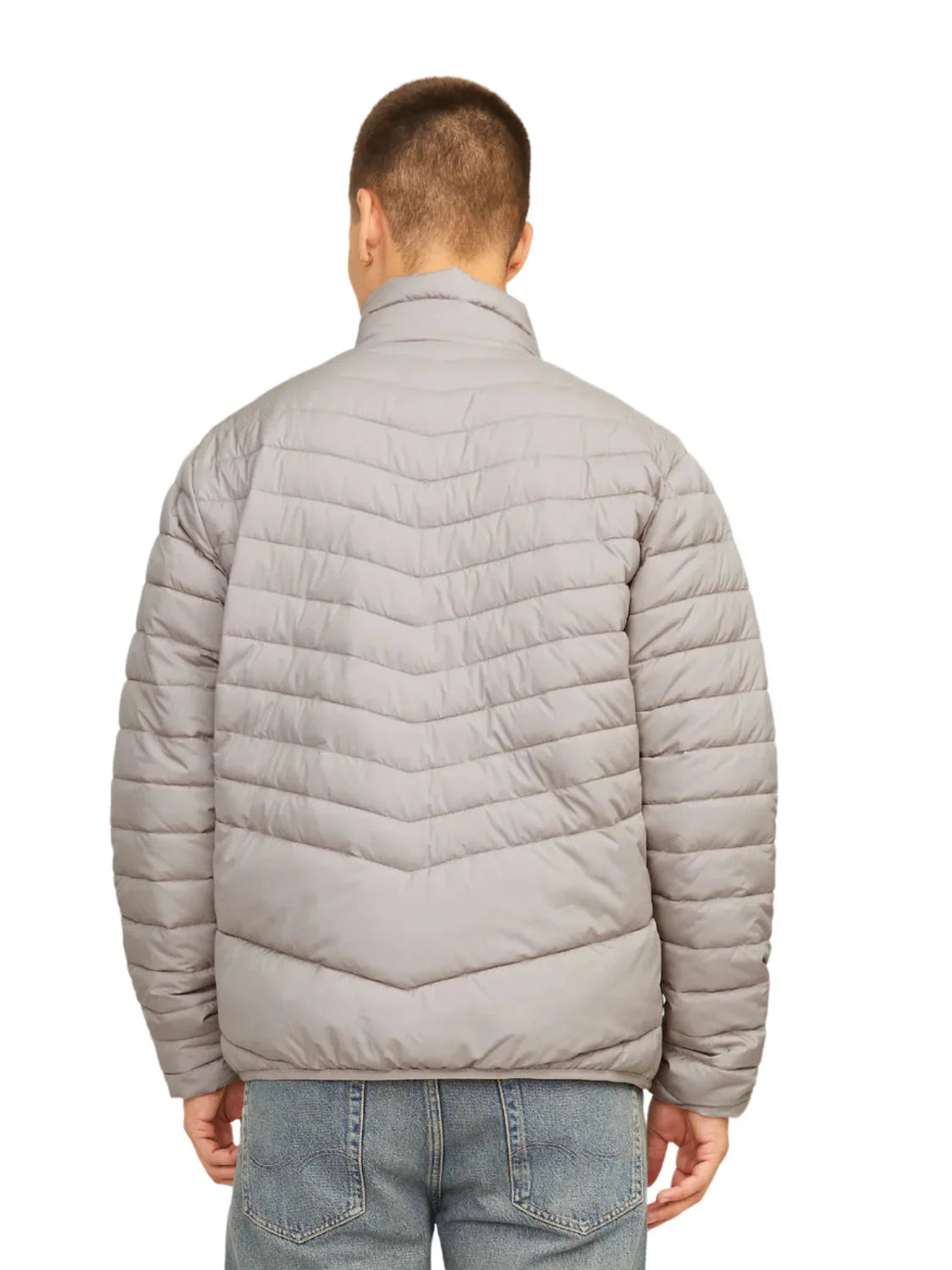 Chaqueta Plumas Ligera Jack&Jones State Beige | Bicos de Fío