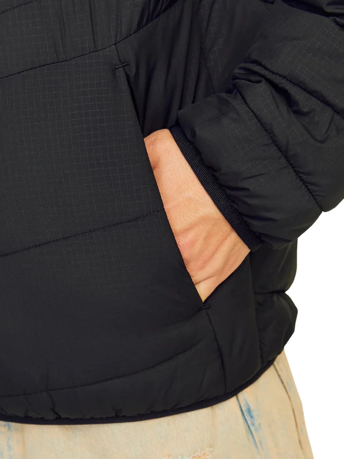 Chaqueta Plumas Ligera Jack&Jones State Negro | Bicos de Fío