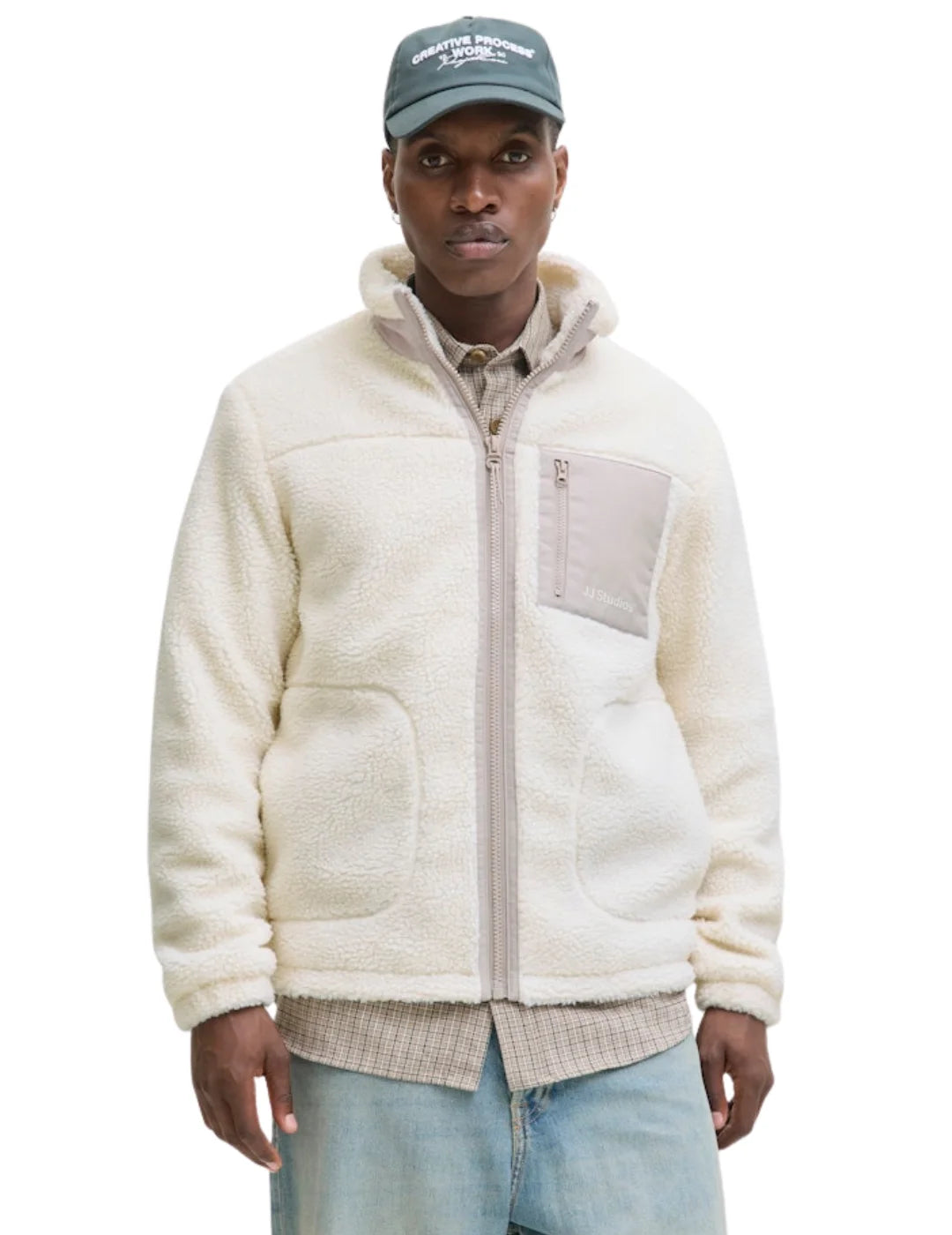 Chaqueta Polar Jack&Jones Soho Beige | Bicos de Fío
