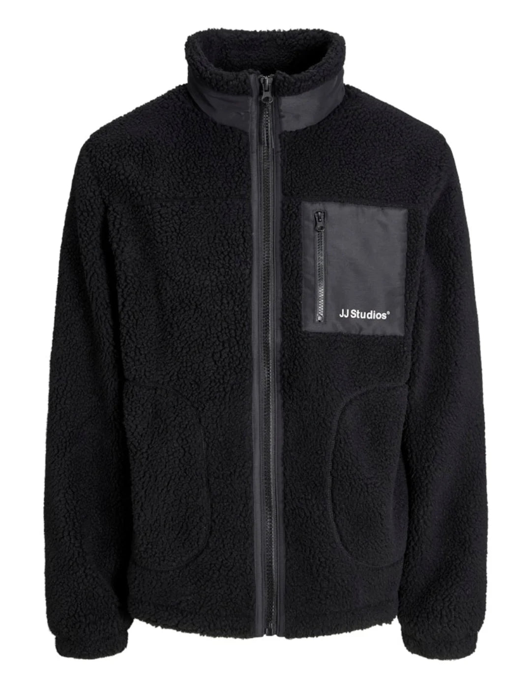 Chaqueta Polar Jack&Jones Soho Negro | Bicos de Fío